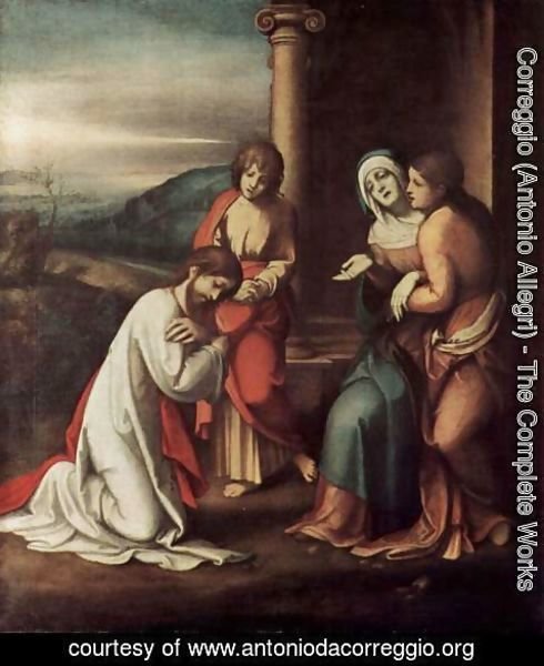 Correggio (Antonio Allegri) - Goodbye Christ of Mary, with Mary and Martha, the sister of Lazarus