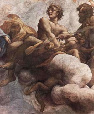 Correggio (Antonio Allegri) - The vision of St. John in Patmos, detail St. Jacobus d. Younger, St. Thomas