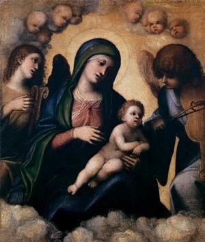 Correggio (Antonio Allegri) - Madonna and Child in Glory
