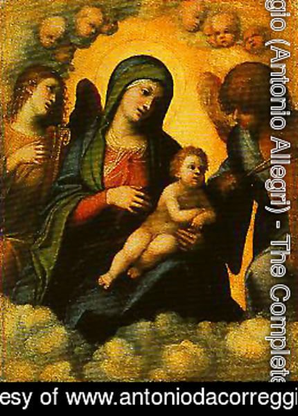 Correggio (Antonio Allegri) - Madonna and Child in Glory with Angels