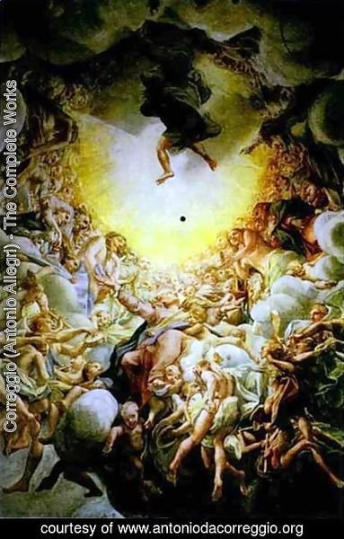 Correggio (Antonio Allegri) - The Assumption of the Virgin (detail)