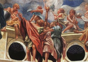 Correggio (Antonio Allegri) - Assumption Of The Virgin  Detail Of The Apostles