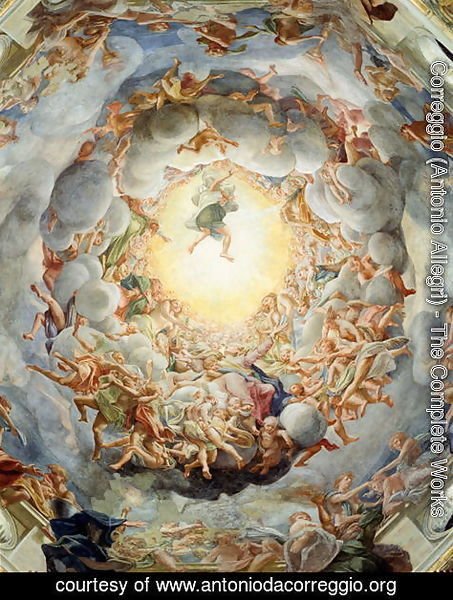 Assumption of the Virgin, from the ceiling of the dome, 1526-30