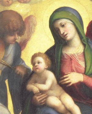 Correggio (Antonio Allegri) - Madonna and Child with Angels c.1510-15 2