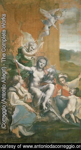 Correggio (Antonio Allegri) - Allegory of Virtue