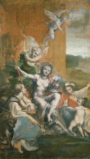Correggio (Antonio Allegri) - Allegory of Virtue