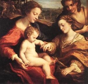 Correggio (Antonio Allegri) - The Mystic Marriage of St Catherine