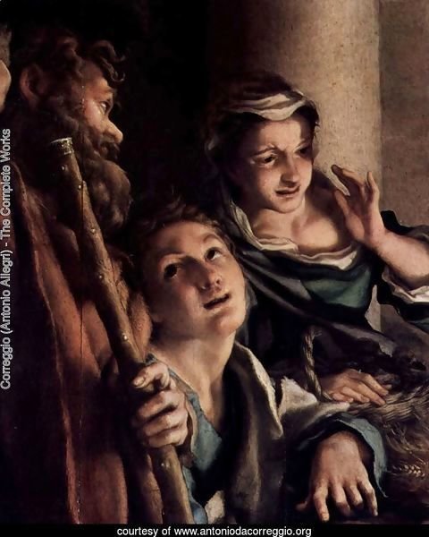 Adoration of the Shepherds (The Night), detail, shepherds