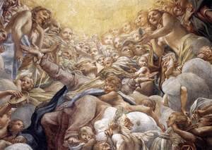 Correggio (Antonio Allegri) - Assumption of the Virgin (detail 2)