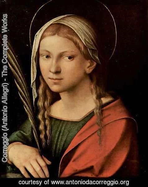 Correggio (Antonio Allegri) - St. Catherine of Alexandria