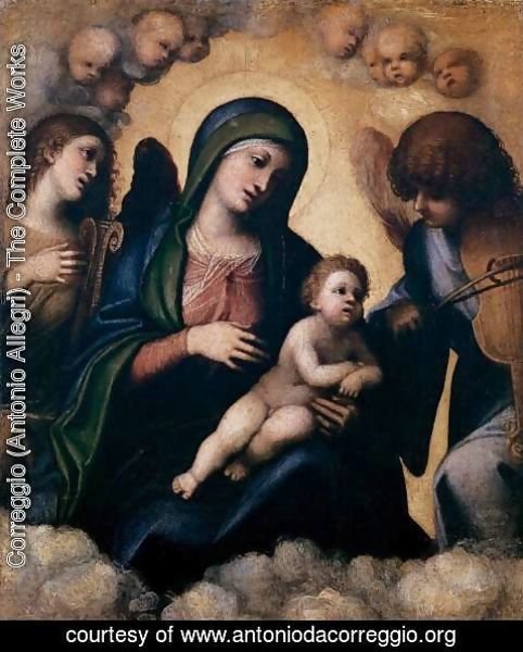 Correggio (Antonio Allegri) - Madonna and Child in Glory