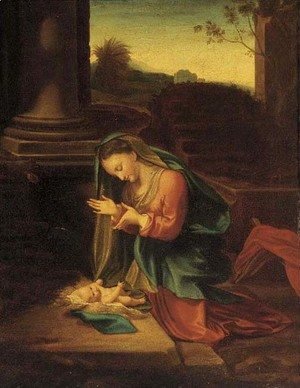 Correggio (Antonio Allegri) - The Madonna and Child