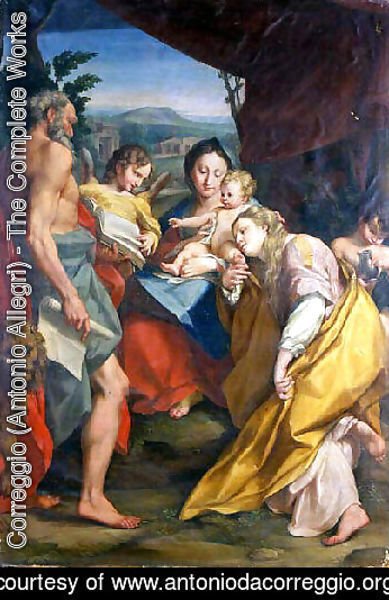 Correggio (Antonio Allegri) - The Mystic Marriage of St. Catherine