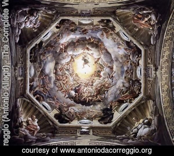 Correggio (Antonio Allegri) - The Assumption of the Virgin