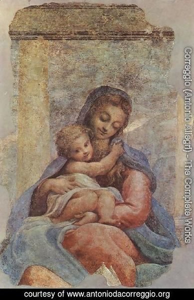 Correggio (Antonio Allegri) - Madonna della Scala  1523