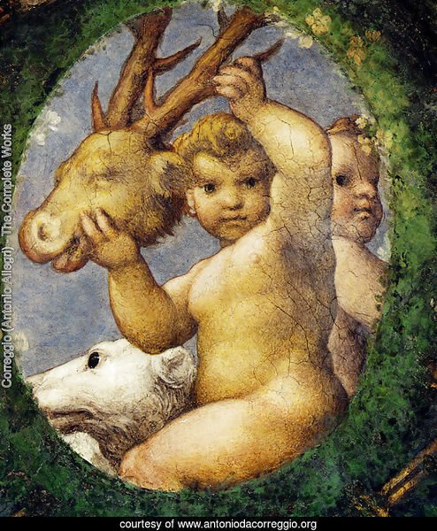 Putto With Hunting Trophy