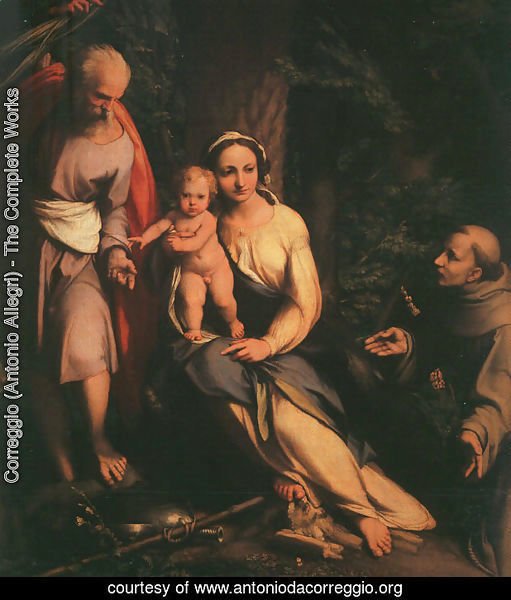 The Rest on the Flight to Egypt with Saint Francis 1517,