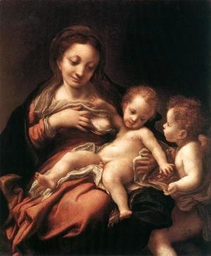 Correggio (Antonio Allegri) - Virgin And Child With An Angel (Madonna Del Latte)