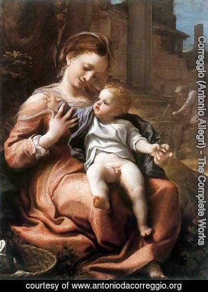 Correggio (Antonio Allegri) - Madonna of the Basket 1524