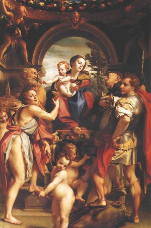 Correggio (Antonio Allegri) - Madonna of St. George (Madonna di san Giorgio)
